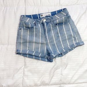 RSQ Tilly’s sunset high rise striped shorts